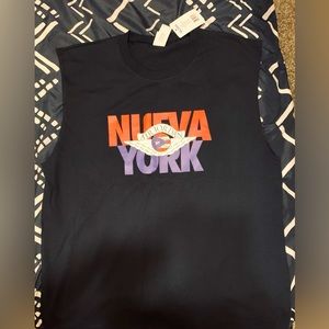 Air Jordan/ New York Puerto Rico Sleeveless Tank Top, Custom Made Heat Pressed.